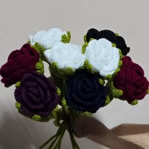 Beautiful Crochet Flowers In All Colours