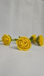 Beautiful Crochet Rose Flower (1 pc) - Image 7